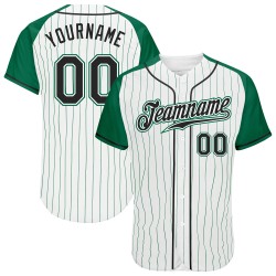 Custom White Neon Green-Black Mesh Authentic Football Jersey